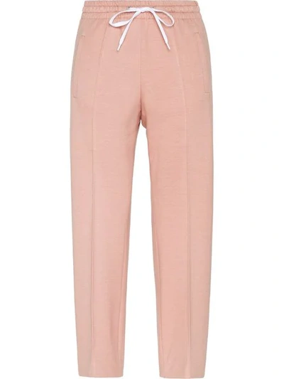MIU MIU JERSEY运动裤 - 粉色