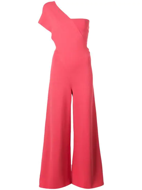 stella mccartney one shoulder jumpsuit