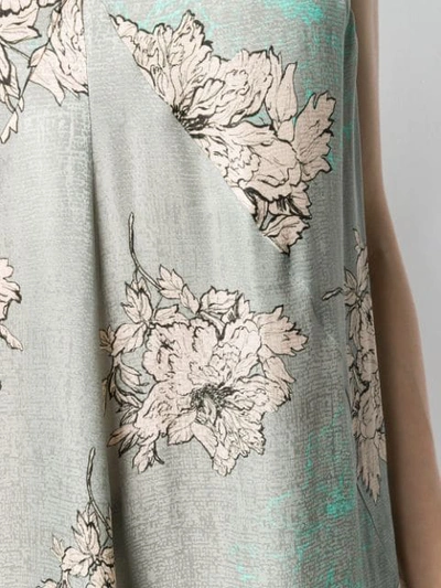 Shop Antonelli Floral Print Maxi Dress - Grey