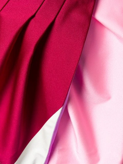 Shop Fausto Puglisi Colour Block Maxi Dress In Pink