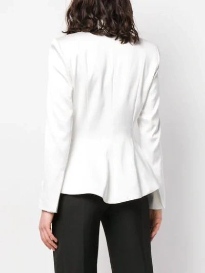 Shop Styland Double-breasted Blazer In White