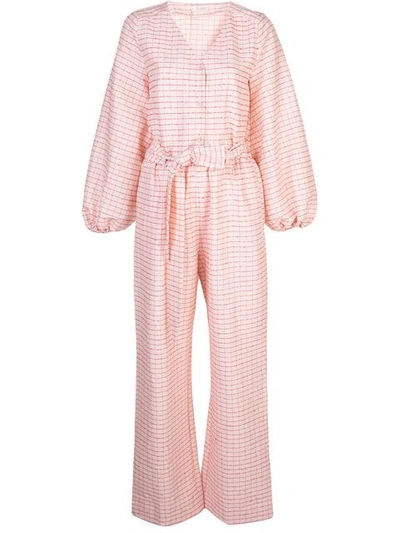 Shop Stine Goya Beverly Checked Jumpsuit In Checks