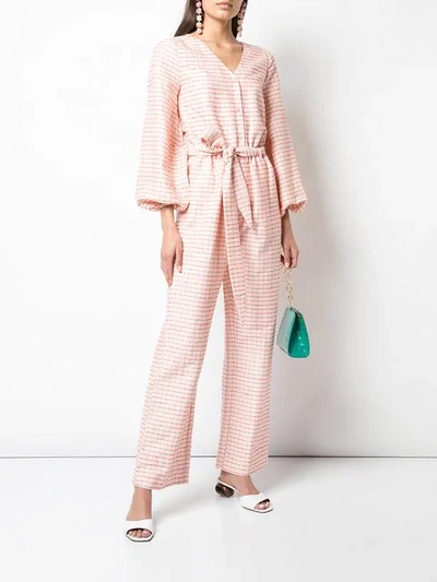 Shop Stine Goya Beverly Checked Jumpsuit In Checks