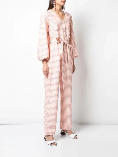 Shop Stine Goya Beverly Checked Jumpsuit In Checks