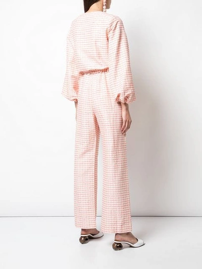 Shop Stine Goya Beverly Checked Jumpsuit In Checks