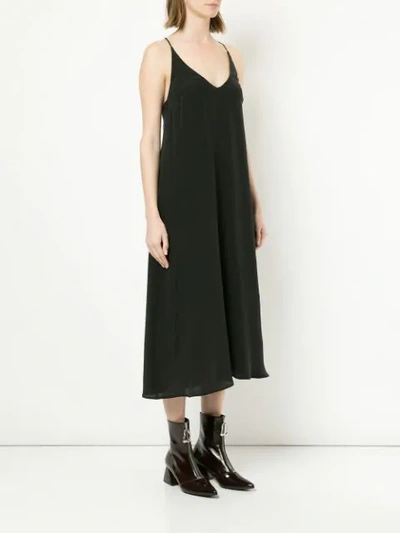 Shop Strateas Carlucci Pixel Slip Dress In Black