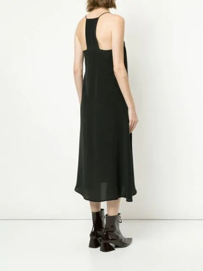 Shop Strateas Carlucci Pixel Slip Dress In Black