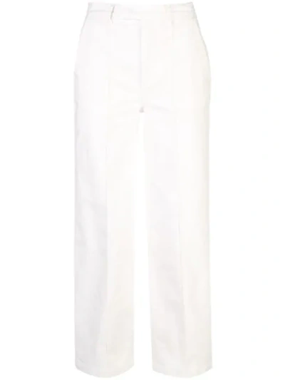 Shop Alex Mill Palazzo Trousers In White