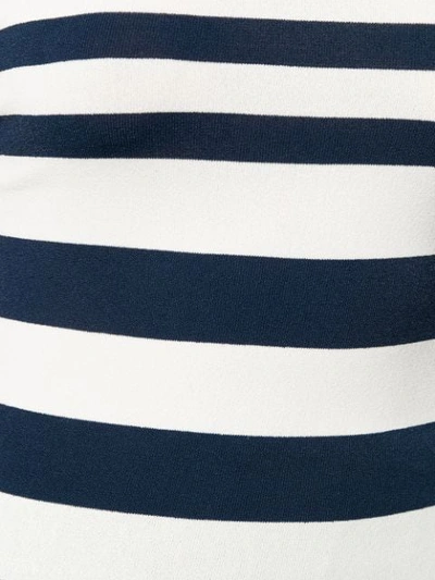 Shop Antonio Marras Striped Knit Top In Blue