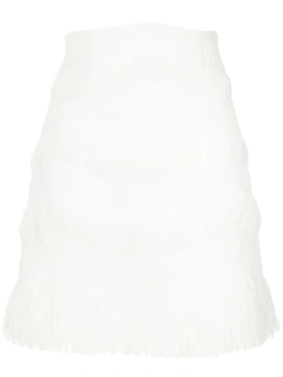 Shop Alice Mccall Suave Mini Skirt In White