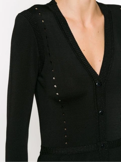 Shop Andrea Bogosian Knit Dress In Black