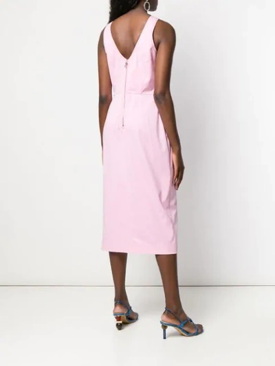 Shop Pinko Moira Dress In Pink