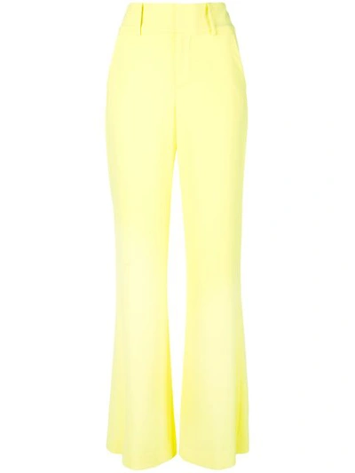 Shop Alice And Olivia Wide In Yellow