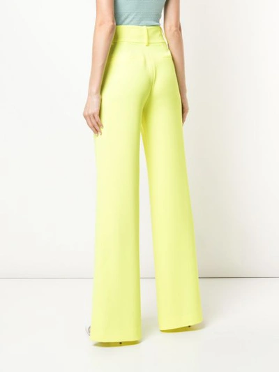 Shop Alice And Olivia Wide In Yellow