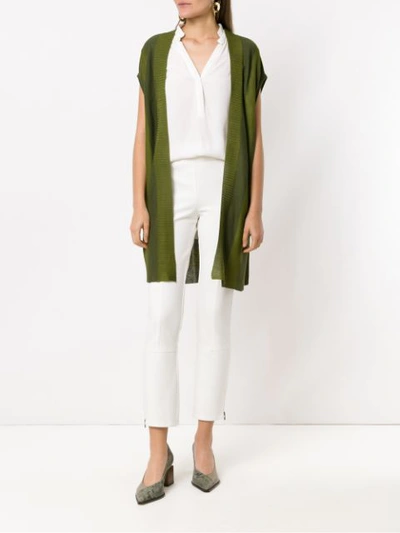 Shop Alcaçuz Knit Guadalupe Vest In Green