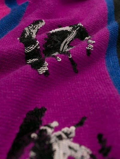 Shop Pinko Sequin Eye Sweater In Pink