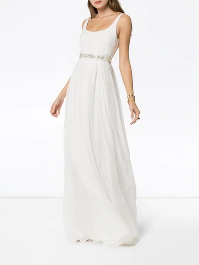 Shop Stella Mccartney Jade Gown In White