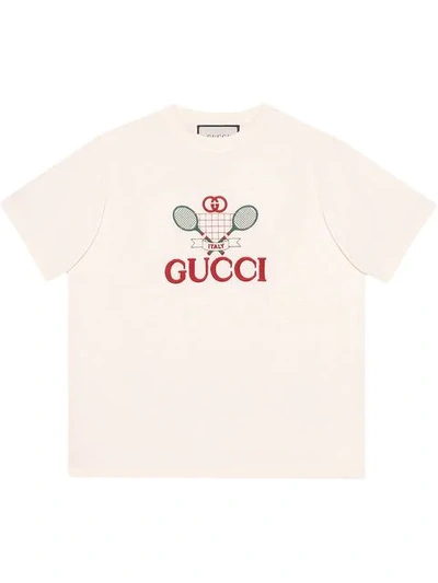 Shop Gucci Tennis In White