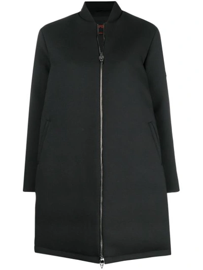 Shop Giambattista Valli Flared Oversized Coat In Black