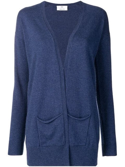 Shop Allude Cashmere Cardigan In Blue