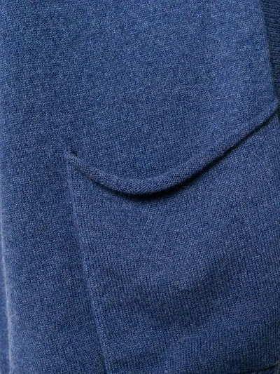 Shop Allude Cashmere Cardigan In Blue