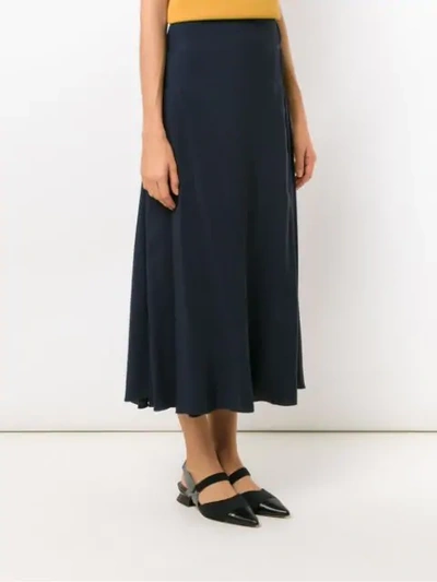 Shop Alcaçuz Lilo Midi Skirt In Blue