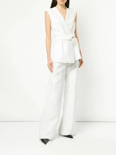 Shop Camilla And Marc Benazir Flared Trousers In White