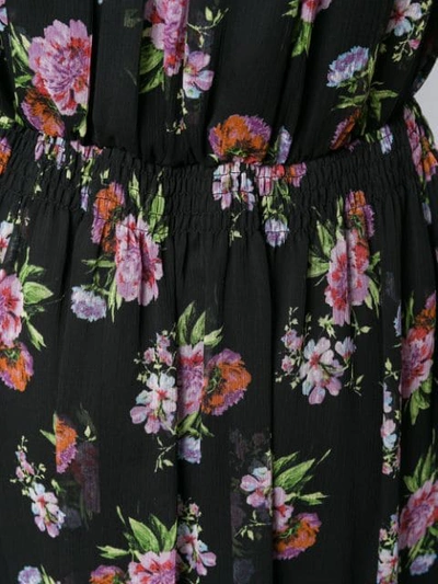 Shop Liu •jo Liu Jo Floral Sleeveless Dress - Black