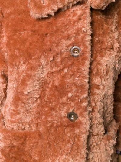 Shop Desa 1972 Shearling Jacket In Pink