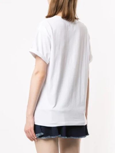 Shop Aje T-shirt Mit Print In White