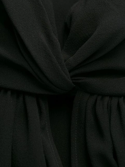 Shop Givenchy Hang Collar Blouse In Black