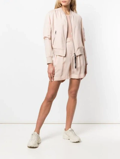 Shop Neil Barrett Tailored Bermudas In Pink