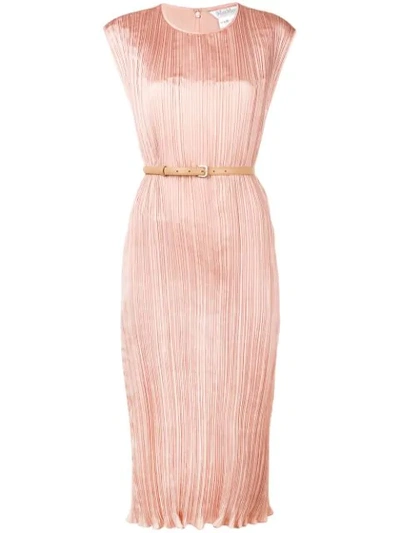 Max Mara Gineceo Pleated Dress In Rose | ModeSens