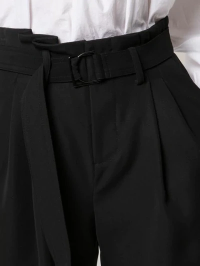 Shop Vince Hoch Sitzende Shorts In Black
