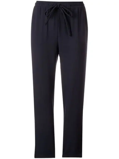 Shop P.a.r.o.s.h Cady Jogging Trousers In Blue