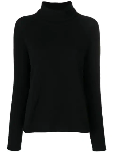 Shop Piazza Sempione Turtleneck Sweater In Black