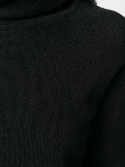 Shop Piazza Sempione Turtleneck Sweater In Black