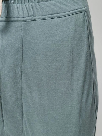 Shop Rick Owens Drop Crotch Track Pants In Grey