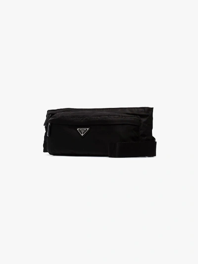 Shop Prada Black Nylon Cross Body Bag