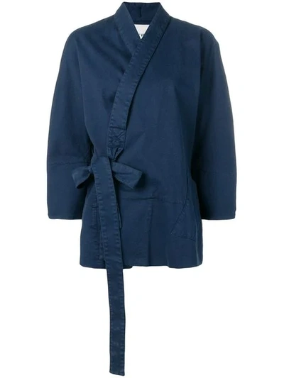 Shop Henrik Vibskov Whirl Jacket - Blue