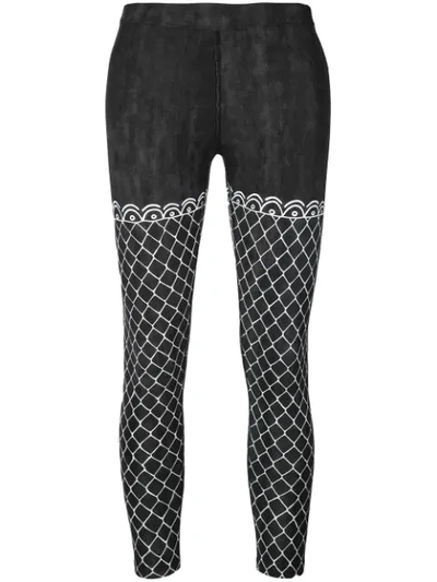 Shop Haculla Fish Net Leggings In Black