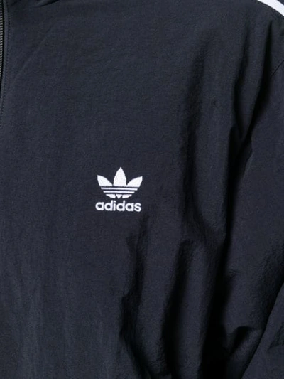 Shop Adidas Originals Zip-up Track Jacket In Black