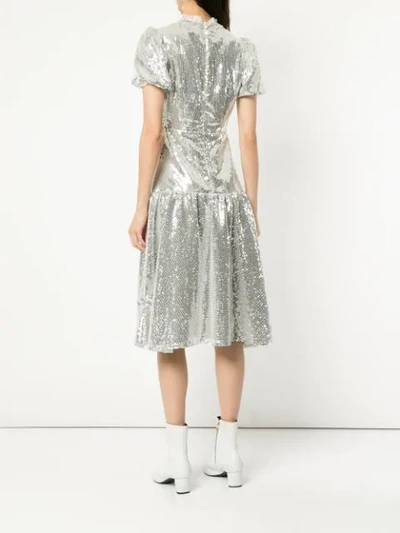 Macgraw Ziggy Sequinned Dress In Metallic