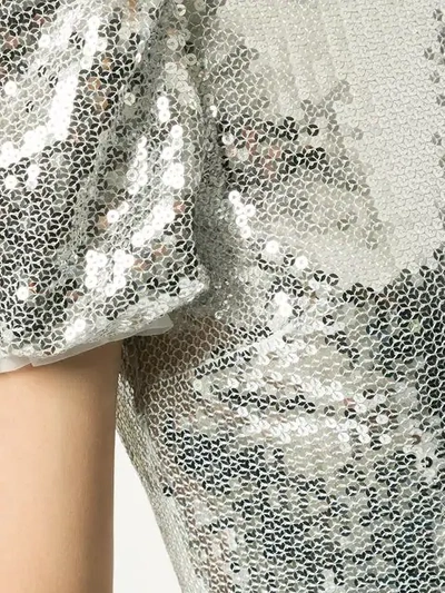 Macgraw Ziggy Sequinned Dress In Metallic