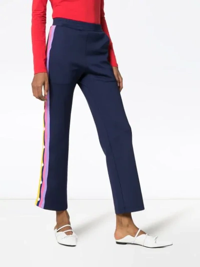 Shop Mira Mikati Fairytale Track Trousers - Blue