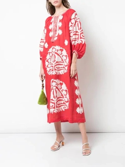 Shop Vita Kin Shalimar Midi Dress - Red