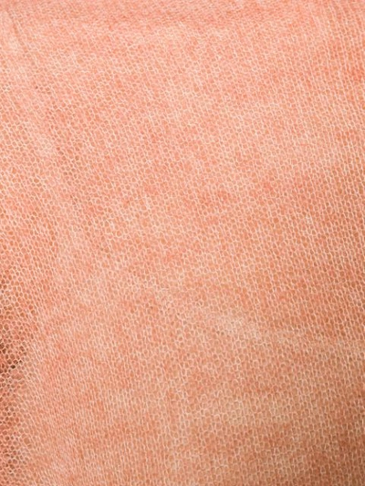 Shop Alysi Boxy Roll Neck Sweater - Pink