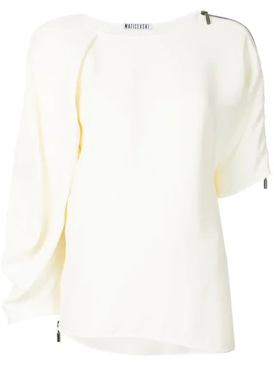 Shop Maticevski Perform Top In White