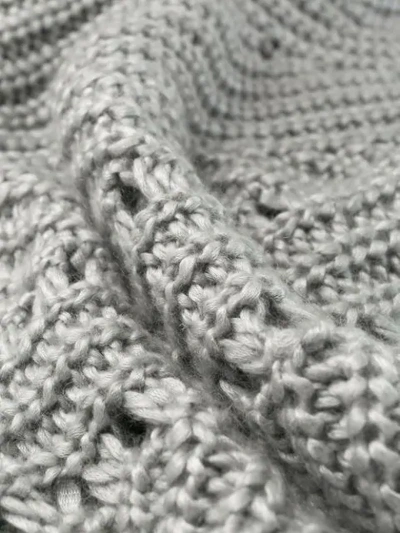FENDI 高领针织毛衣 - 灰色
