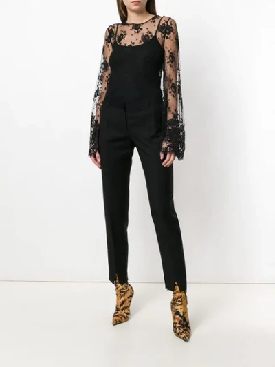 Givenchy Tailored Fitted Trousers In Black